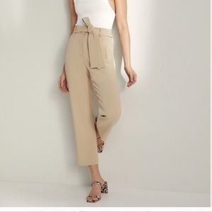 Wilfred tie knot pants in cream - never worn